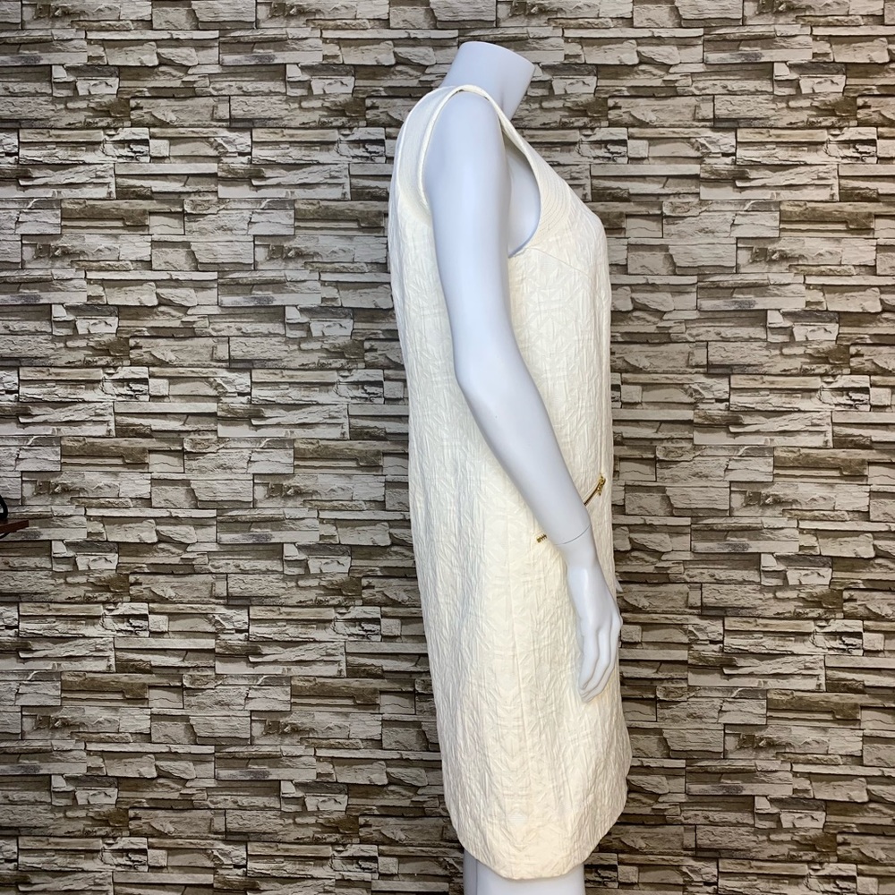 J. Crew Cream Brocade Shift Dress - Picture 4 of 8